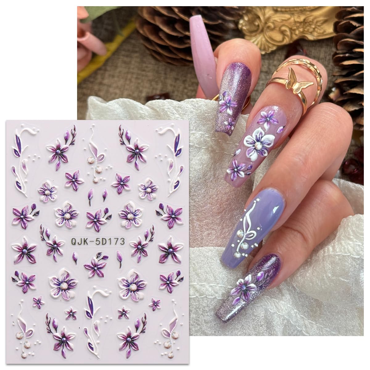 jmeowio application on natural nail demonstrating smooth adhesion and neat finish