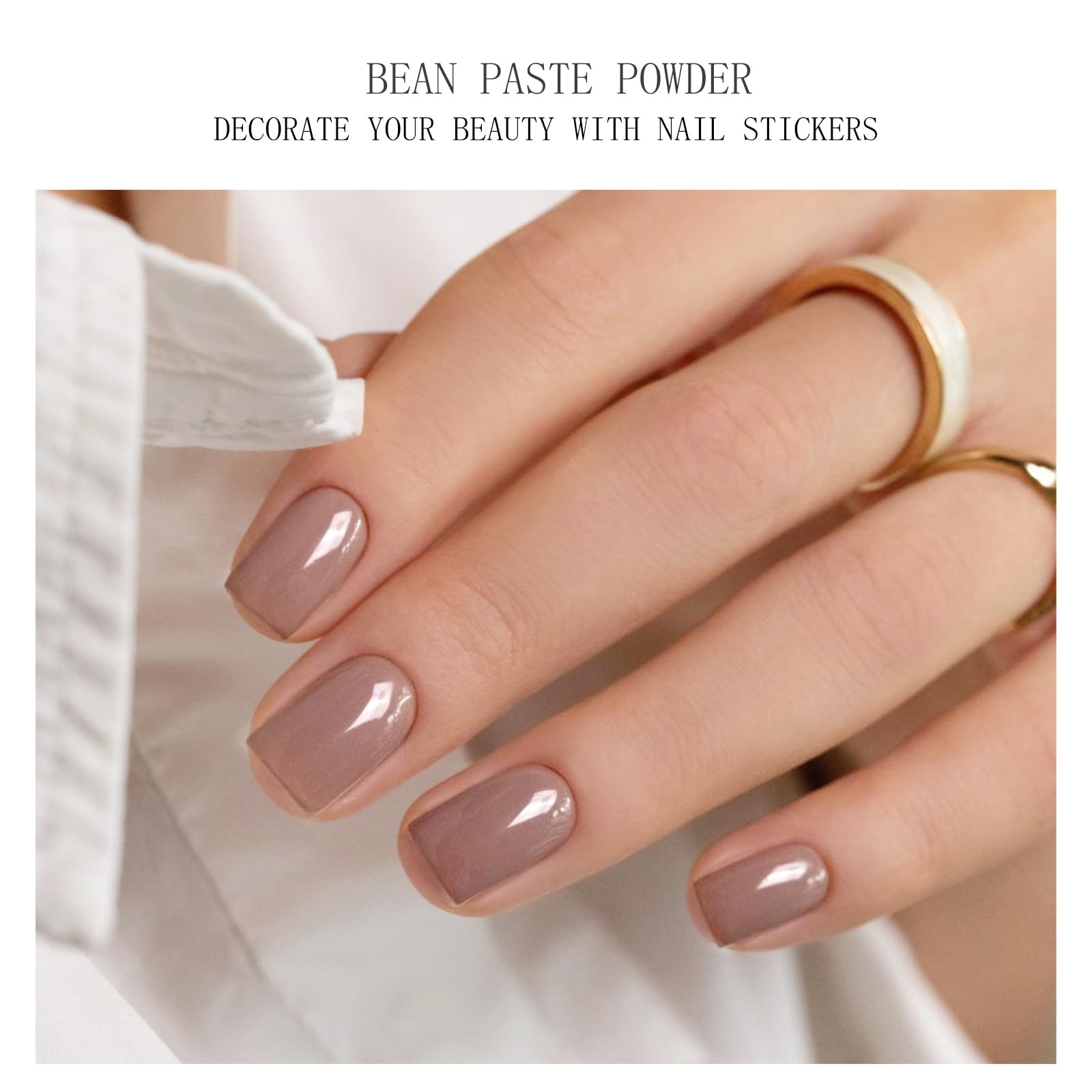 jmeowio cured nails under LED lamp showing lasting glossy finish