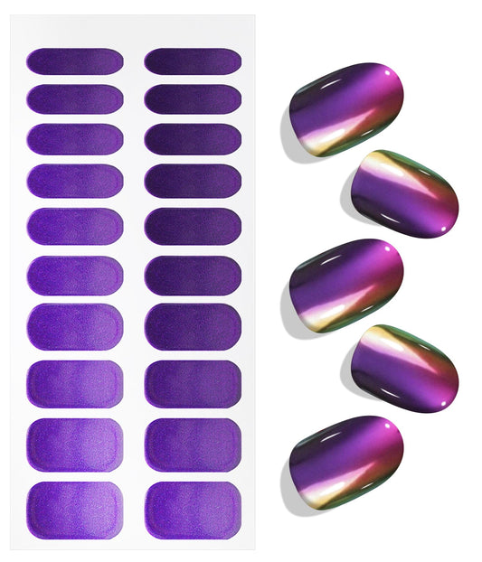 jmeowio close-up of holographic texture highlighting shiny durable surface