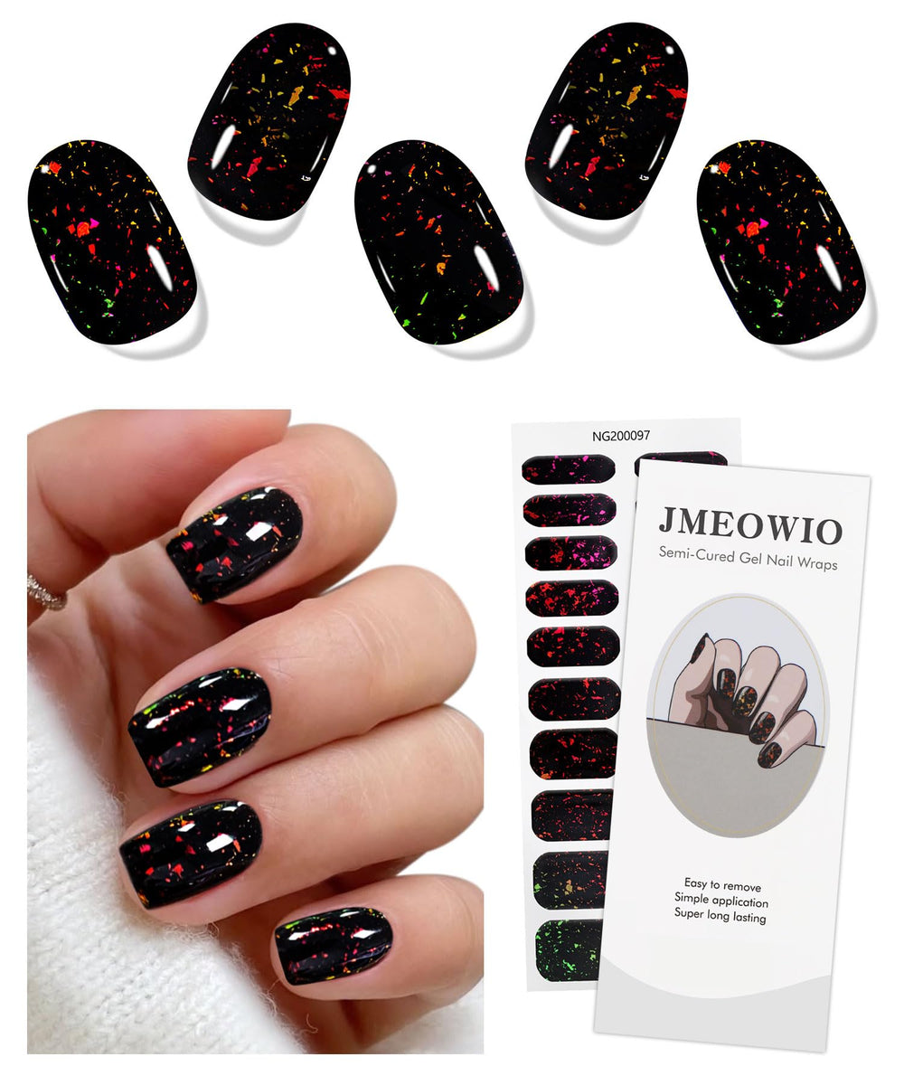 jmeowio front packaging showing black red gel stickers and easy kit