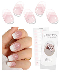 jmeowio front packaging showing cream pink French tips and kit benefits