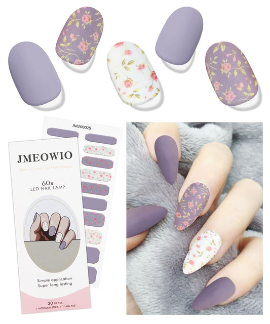 jmeowio front packaging showing white purple flower design and easy use benefit