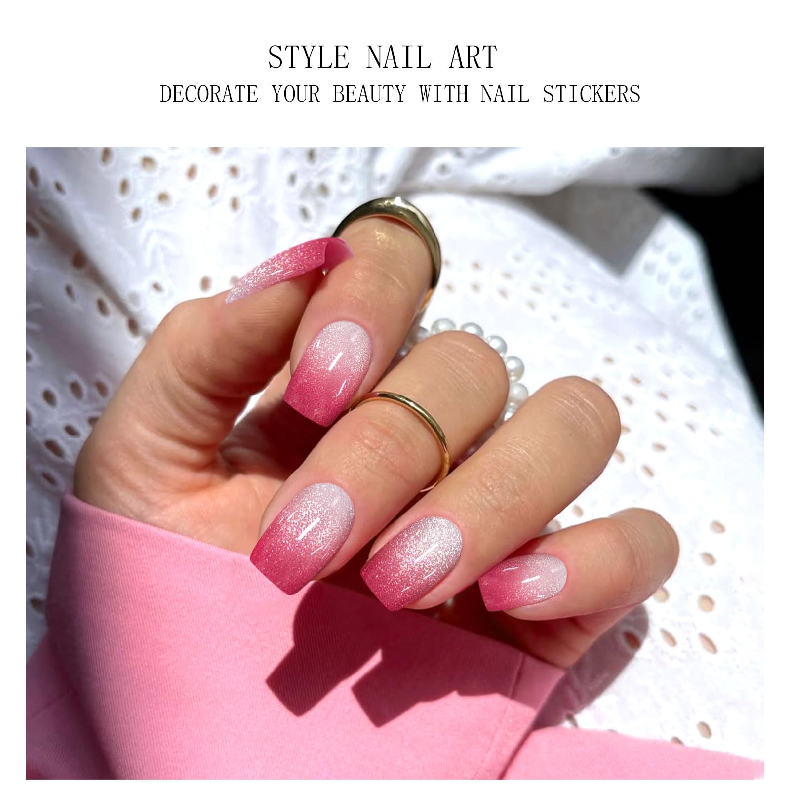 jmeowio applied on a natural nail demonstrating smooth fit and salon-quality look