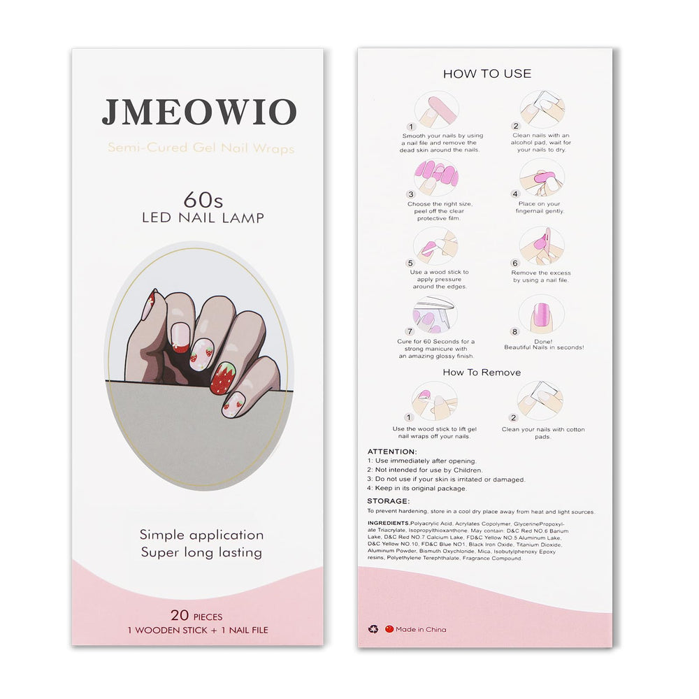 jmeowio hand with applied strips beside a ruler showing scale and fit benefit