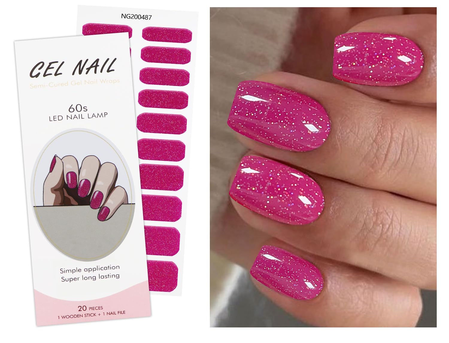 jmeowio strips compared on natural fingers for accurate fit