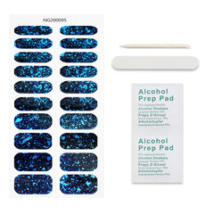 jmeowio laid-out 20 strips showing size range for better fit on nails
