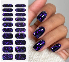 jmeowio close-up of gel strip texture highlighting smooth glossy finish