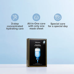 JMsolution hydration comparison scale showing plumper, smoother skin