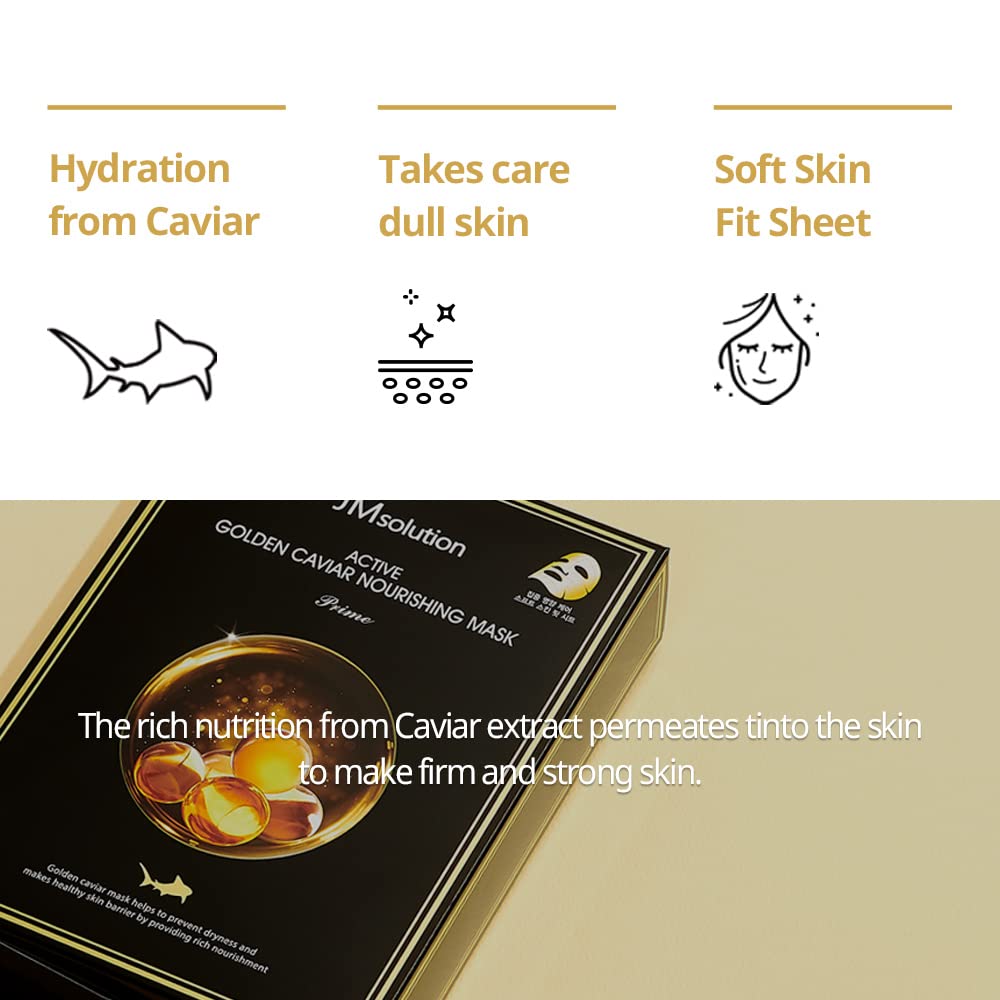 JMsolution pouring golden essence to show concentrated serum and fast absorption