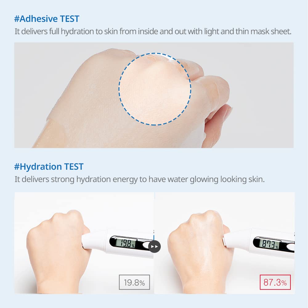 JMsolution mask next to hand and coin showing compact size and portability