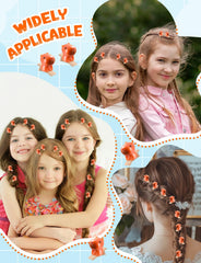 JMZYJZH capybara clip worn in hair demonstrating secure hold
