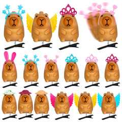 JMZYJZH front packaging showing 12 capybara clips and clear value