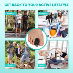 JNATER on foot while walking demonstrating everyday support and pain relief