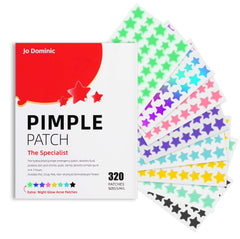 Jo Dominic front packaging showing 320 patch variety and benefits