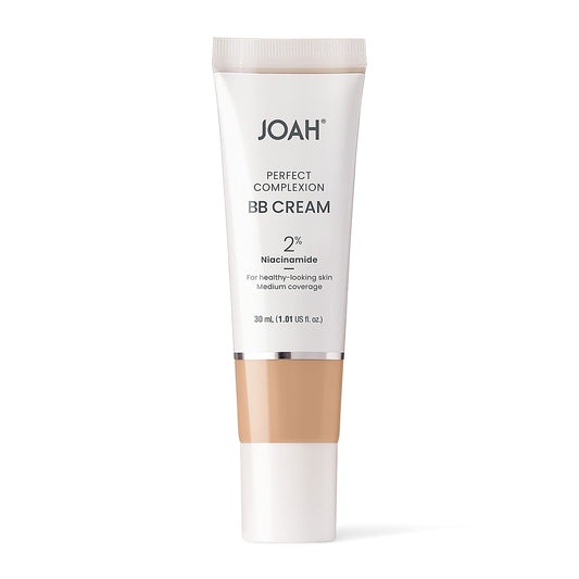 JOAH close-up of BB cream texture demonstrating smooth, blendable formula and hydration
