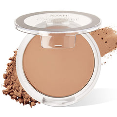 JOAH compact front view with mirror and sponge for on-the-go touch-ups