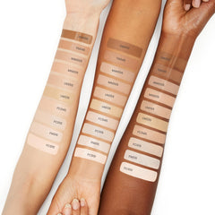 JOAH concealer before and after on cheek showing improved evenness and glow