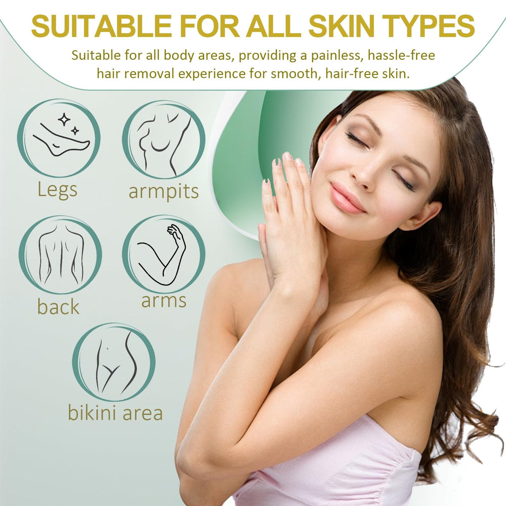 Joanssore applied to leg after shaving to soothe and moisturize skin