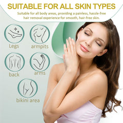 Joanssore applied to leg after shaving to soothe and moisturize skin