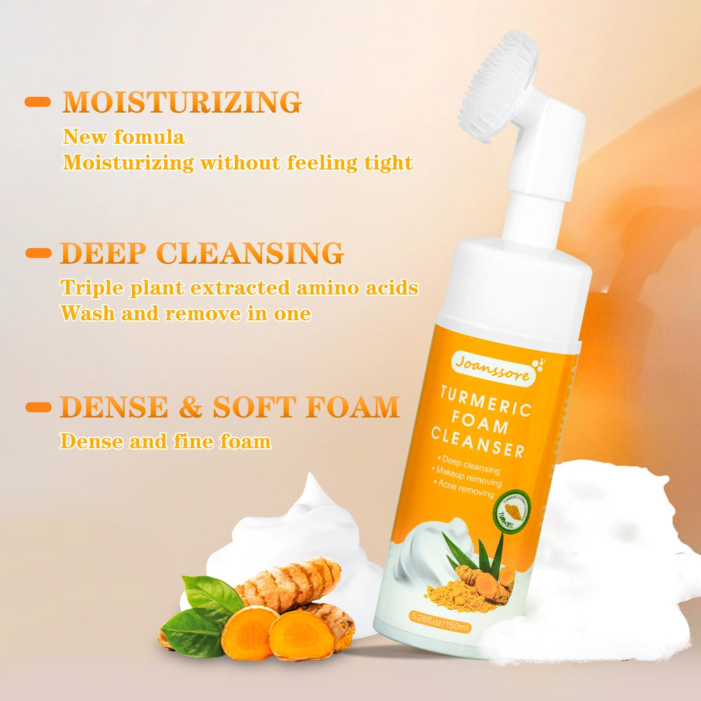 Joanssore mousse foam texture close-up for effective cleansing