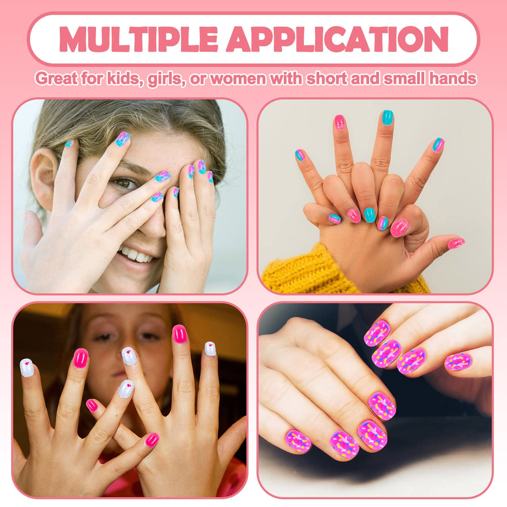 JOAOYO party scene with kids wearing nails demonstrating fun gifting idea
