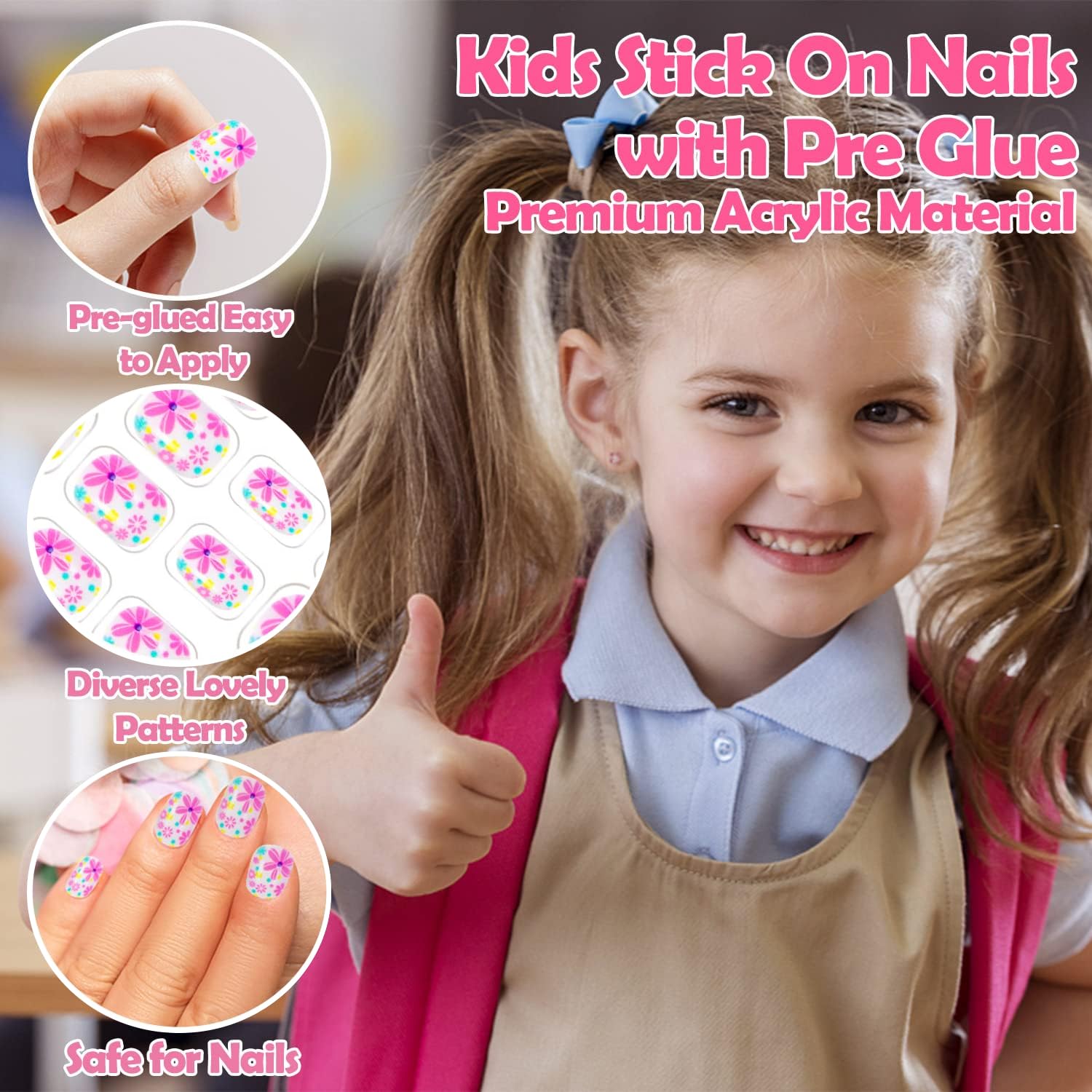 JOAOYO detail of pre-glued adhesive pad showing easy application benefit
