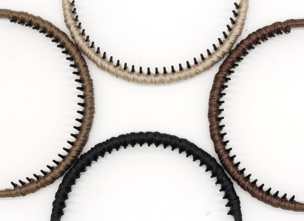 JOBAND close-up of internal teeth highlighting secure grip benefit for hair