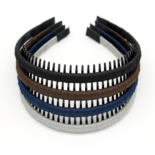 JOBAND front view of four-color headband set showing neat profile and colors