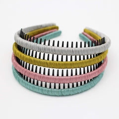 JOBAND front view of four-color hair bands showing compact packaging and color variety