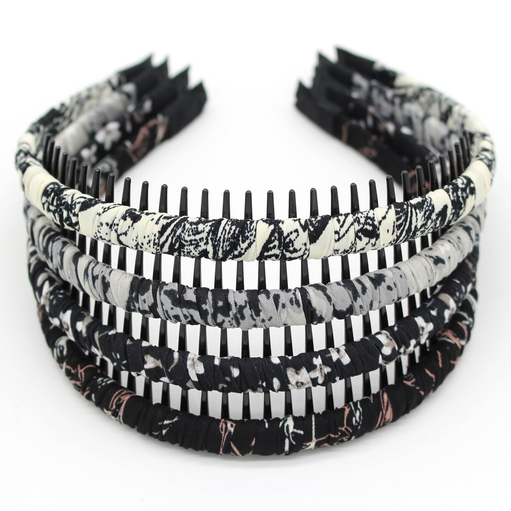 JOBAND front view of pack of four headbands showing colors and packaging benefit convenience