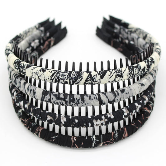 JOBAND front view of pack of four headbands showing colors and packaging benefit convenience