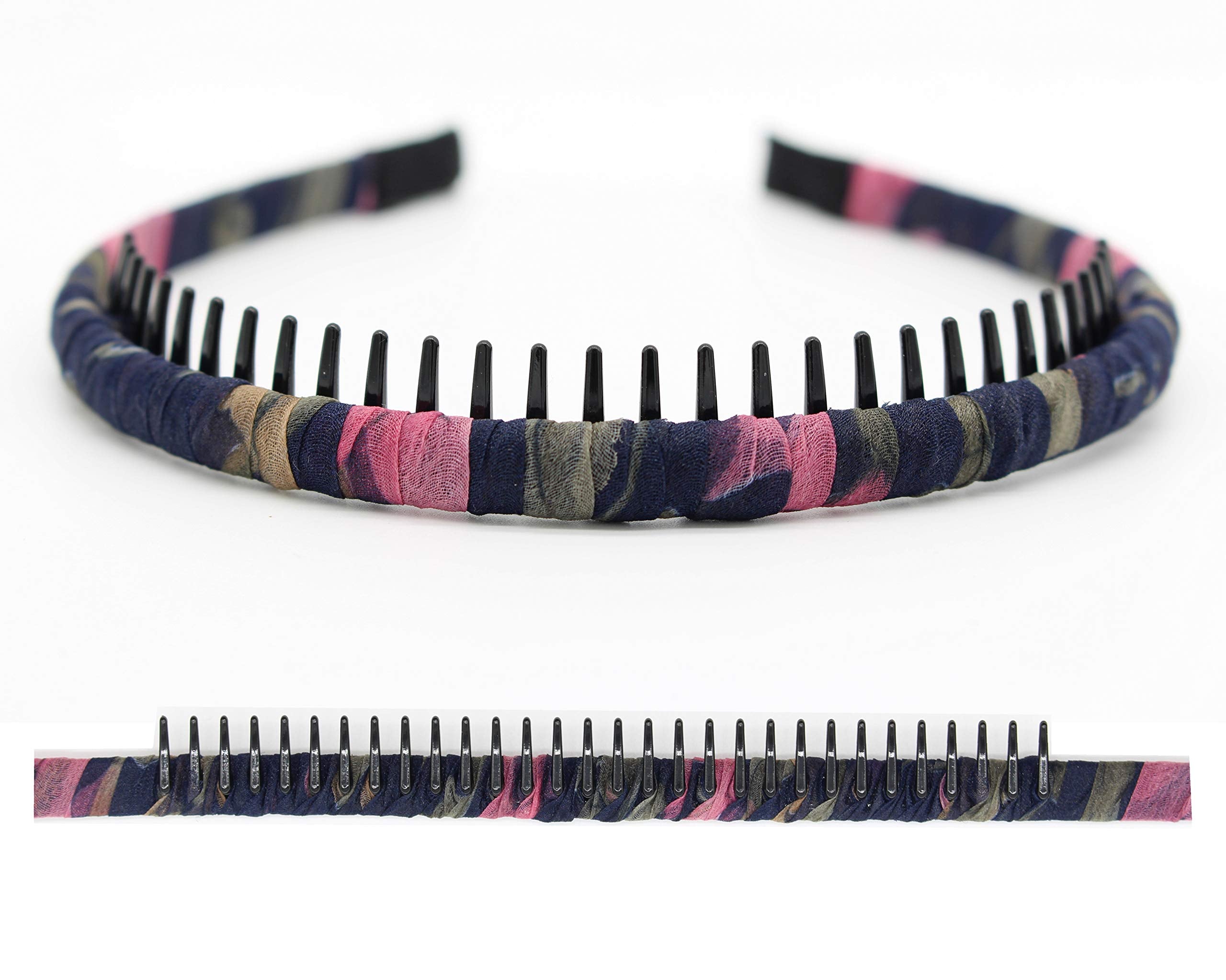 JOBAND headband worn during yoga keeping hair back for focused movement