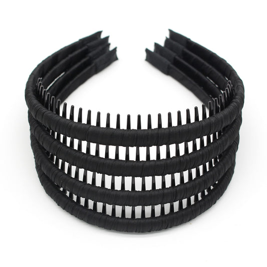 JOBAND front view of four headbands in pack, shows colors and slim profile for versatile wear
