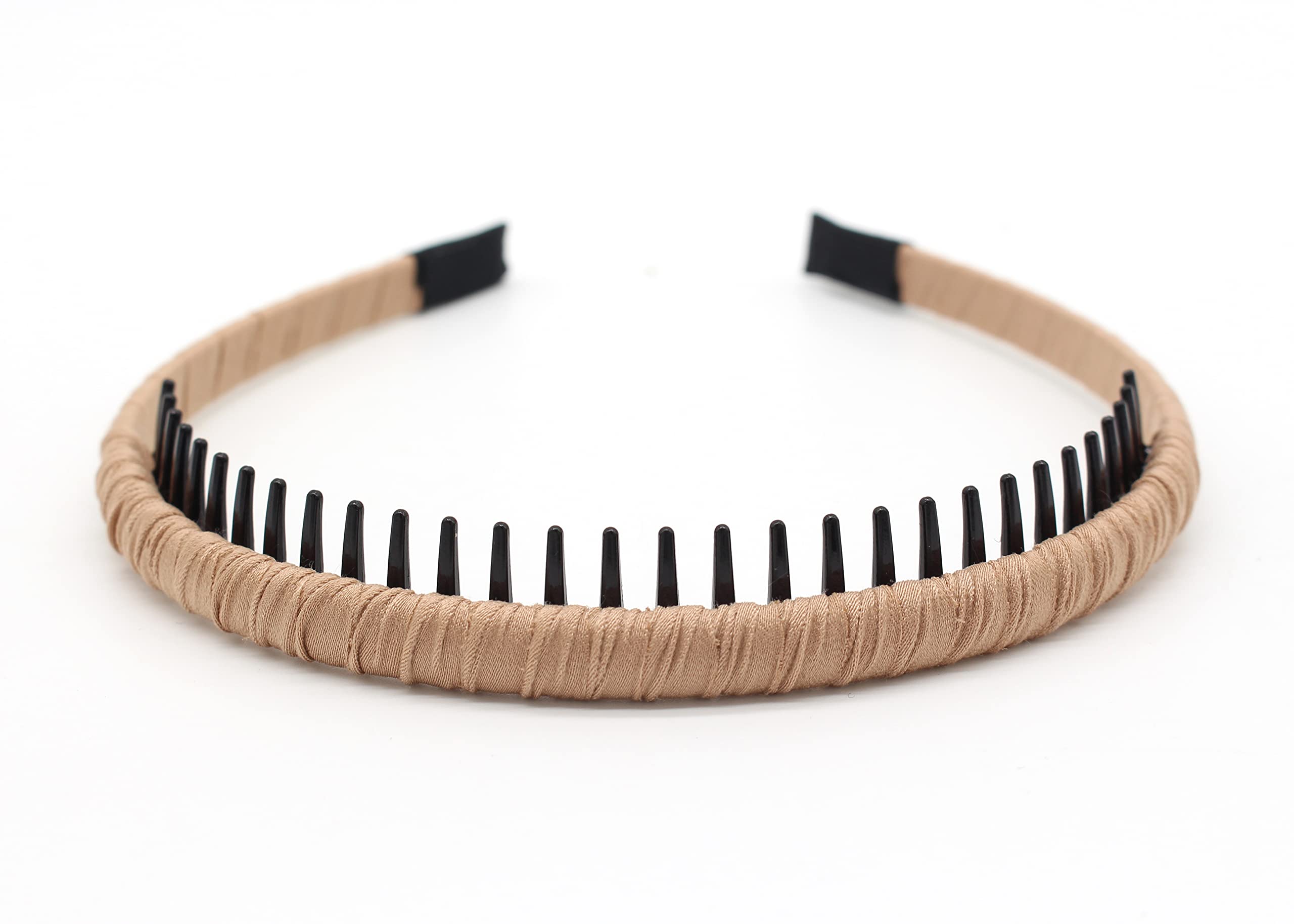 JOBAND headband used during yoga showing stable hold during movement