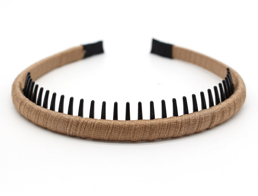 JOBAND headband on vanity during makeup to keep short hairs out of face