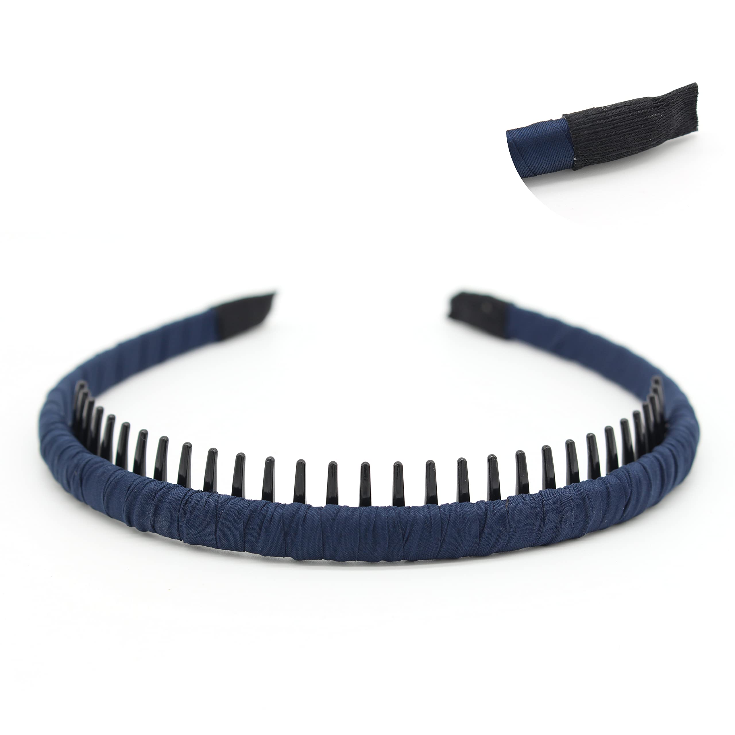JOBAND headband worn by model showing slim profile and comfortable fit