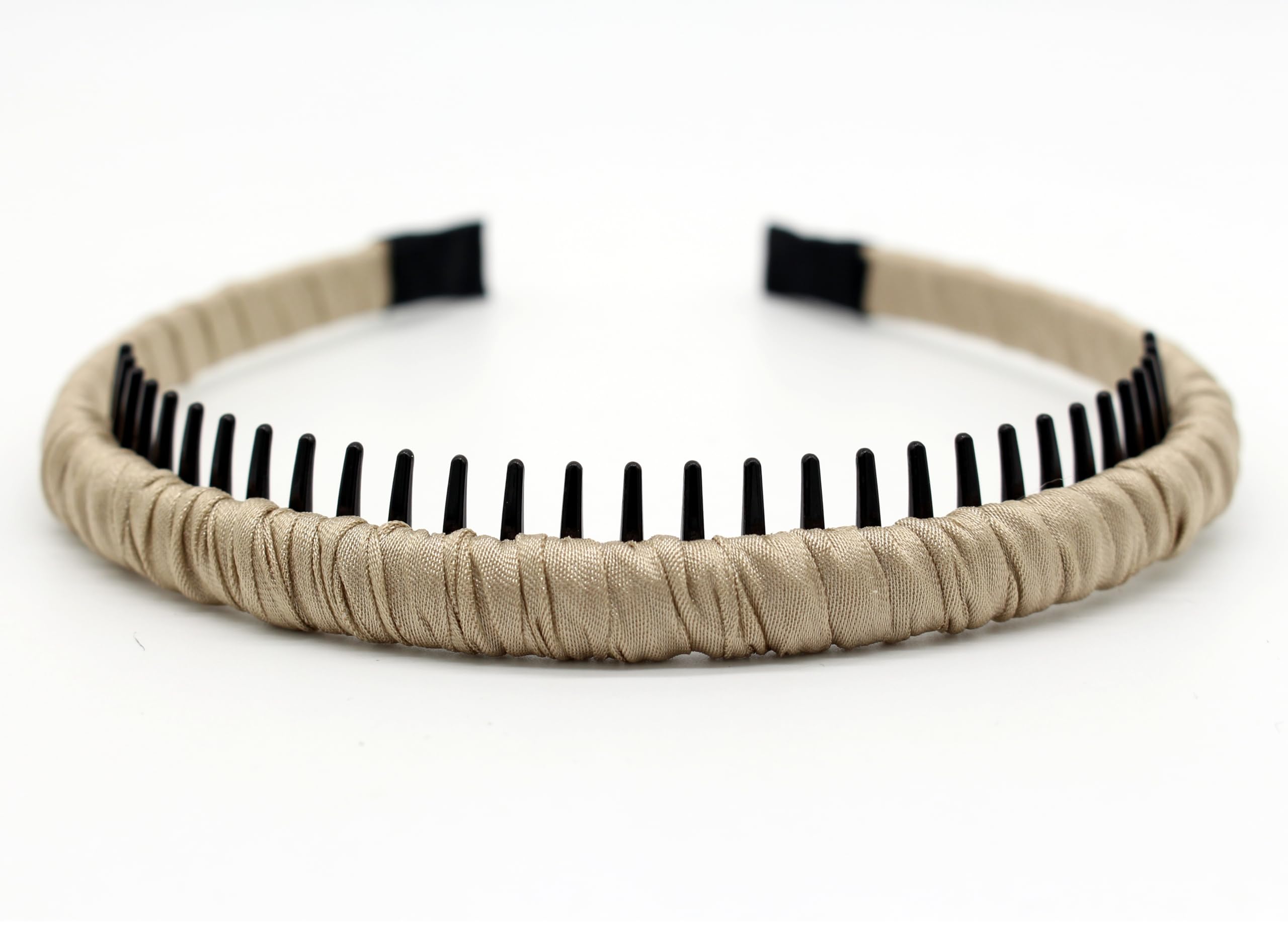 JOBAND headband used during yoga showing stable hold during movement