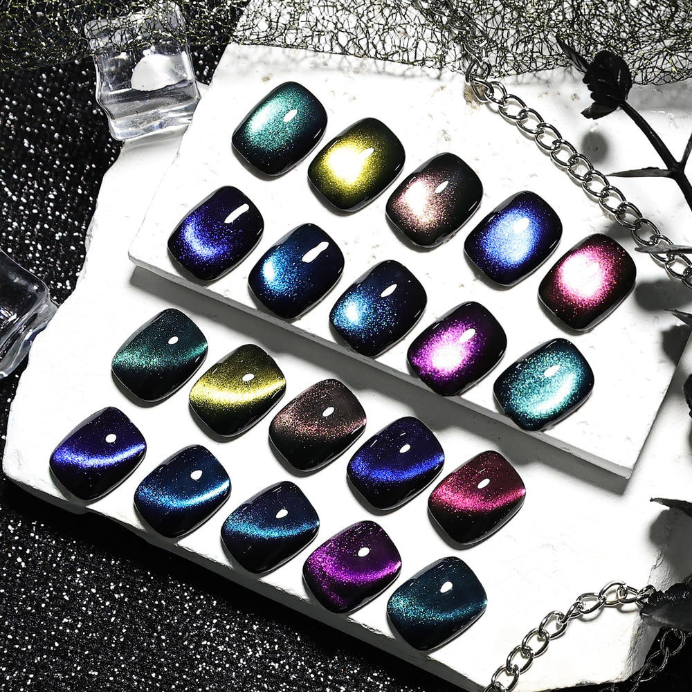 JODSONE 10-color set overhead display showing variety and styling options