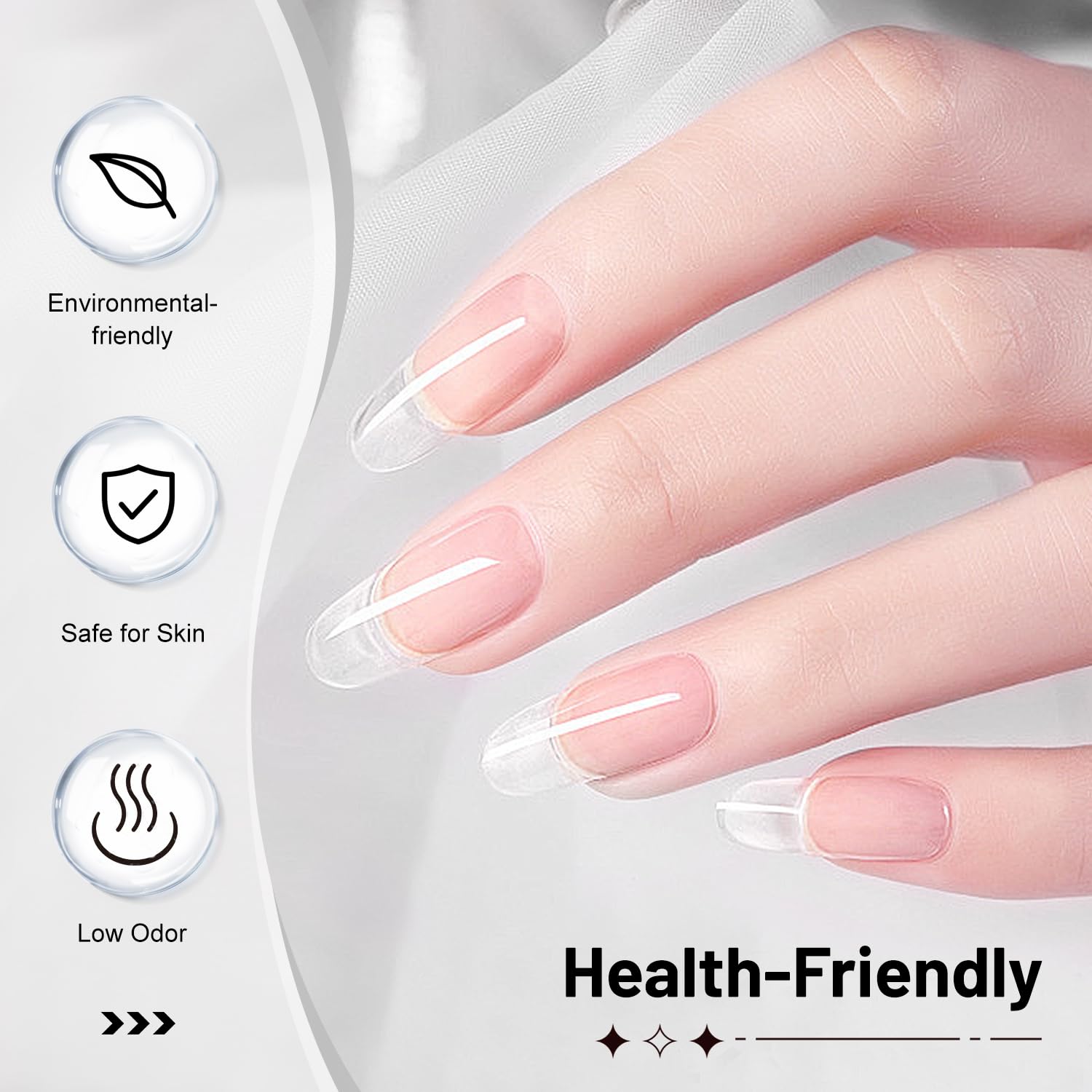 JODSONE brush applying gel demonstrating controlled application and neat coverage