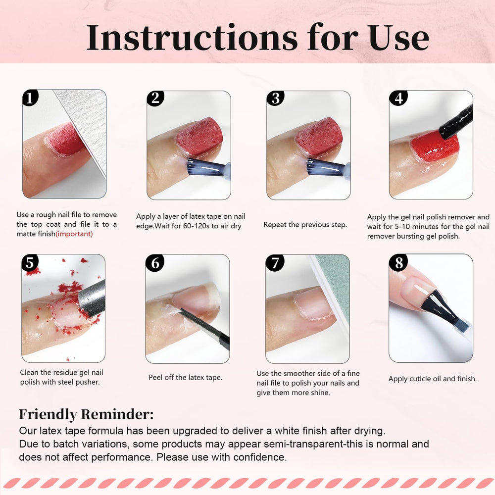 JODSONE before and after nail comparison demonstrating neat results