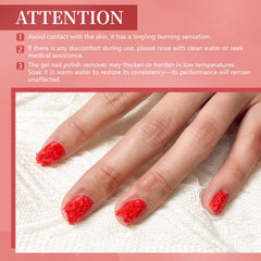 JODSONE before and after nail results, visible gel removal benefit