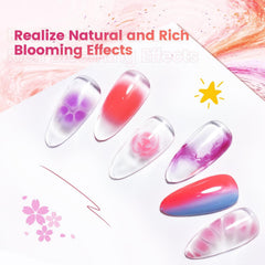 JODSONE blooming gel used to create marble nails for easy diffusion