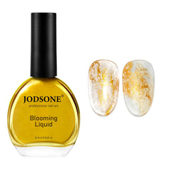 JODSONE bottle front packaging showing champagne gold wave finish benefit