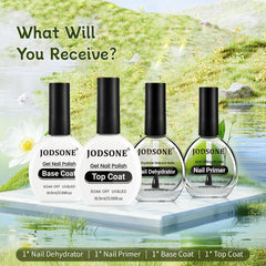 JODSONE bottle close-up label highlighting product names and volumes