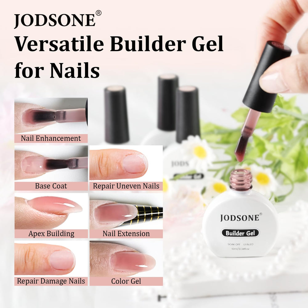 JODSONE close-up bottle texture jelly brown showing smooth application benefit
