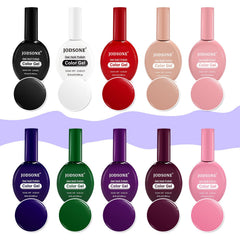 JODSONE bottle close-up of 16.5 ml gel polish showing brush and smooth consistency