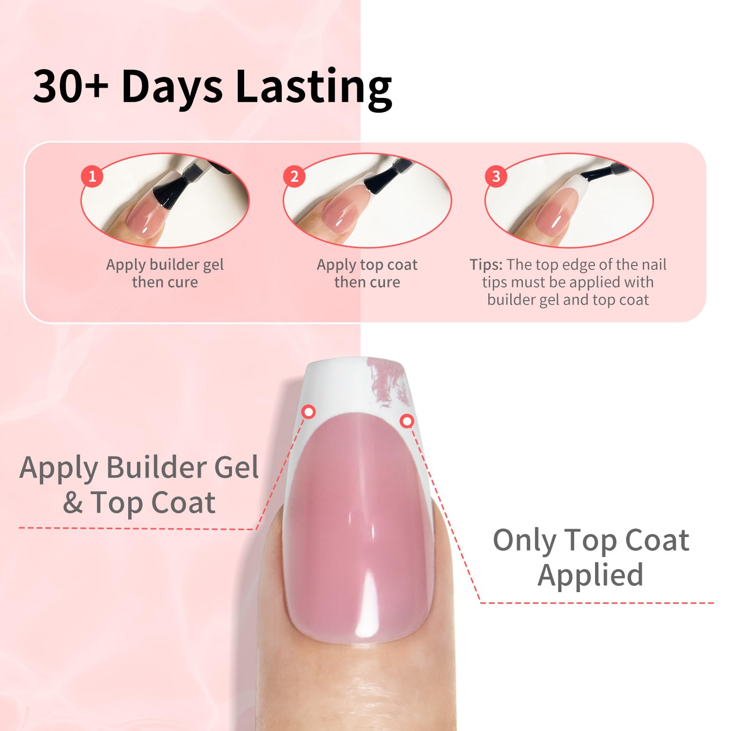 JODSONE brush applying gel close-up showing thick texture for easy sculpting