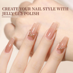 JODSONE brush texture stroke demonstrating sheer jelly finish and buildable coverage