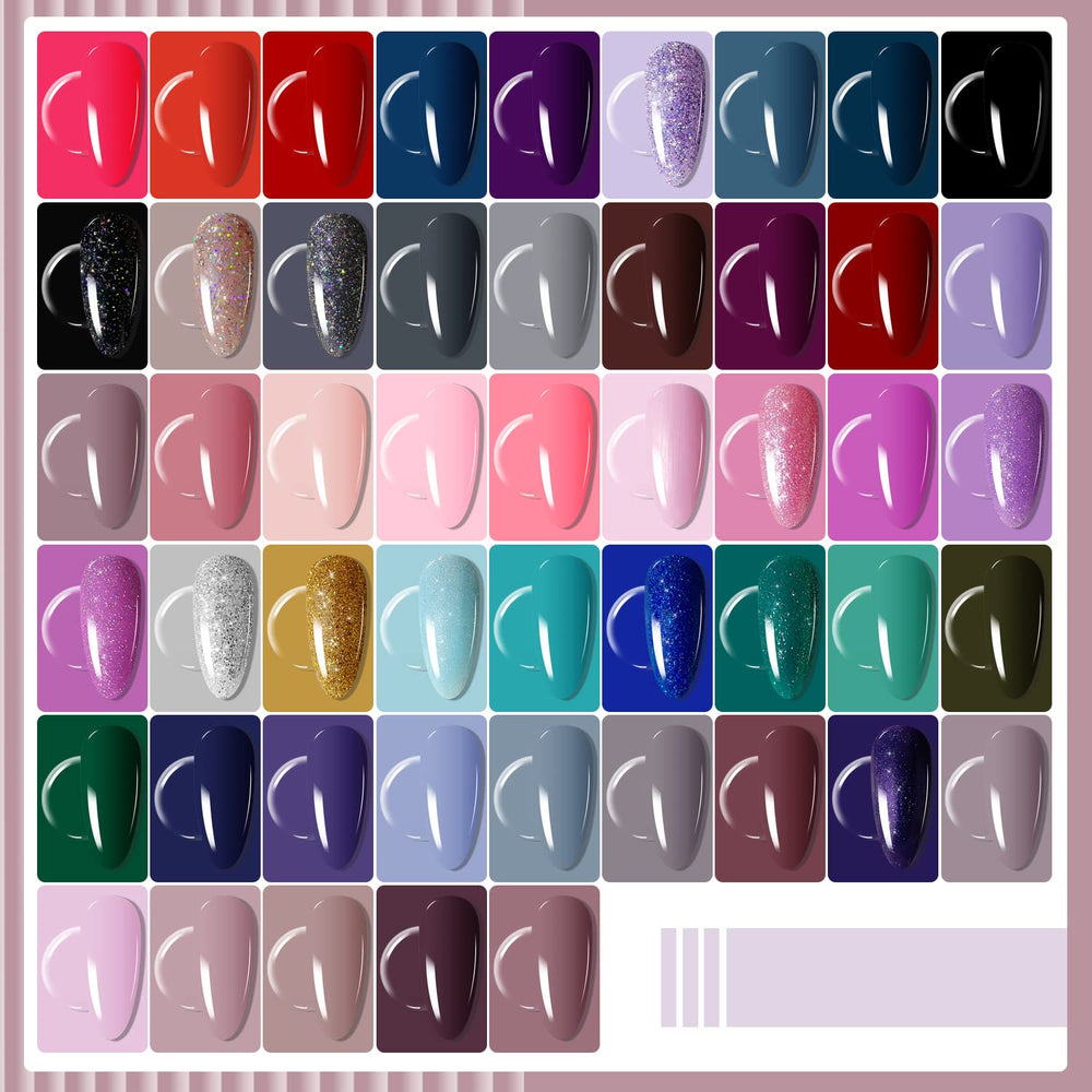 JODSONE color swatch fan showing wide shade range for seasonal and artistic looks