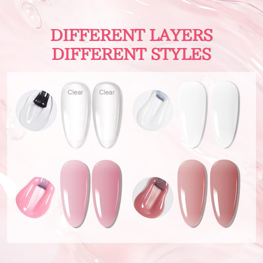 JODSONE color swatch palette of cherry, clear, milky white and red for design ideas